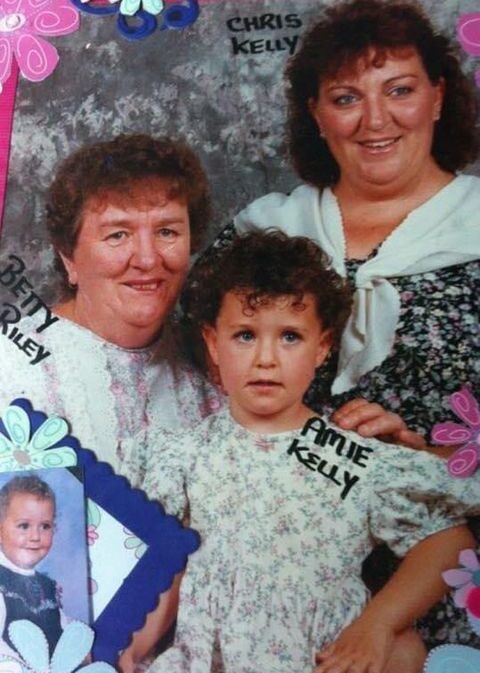 Grandma Betty Riley with Amie Kelly and mum Chris Kelly.