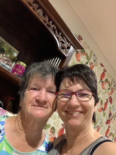 Barbara Alderton with daughter, Cassie Boyd.