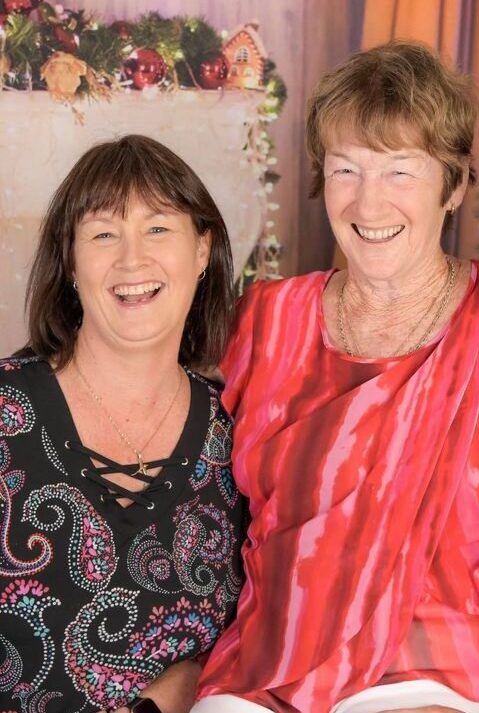 Christine Demamiel and her mum, Carol Demamiel.