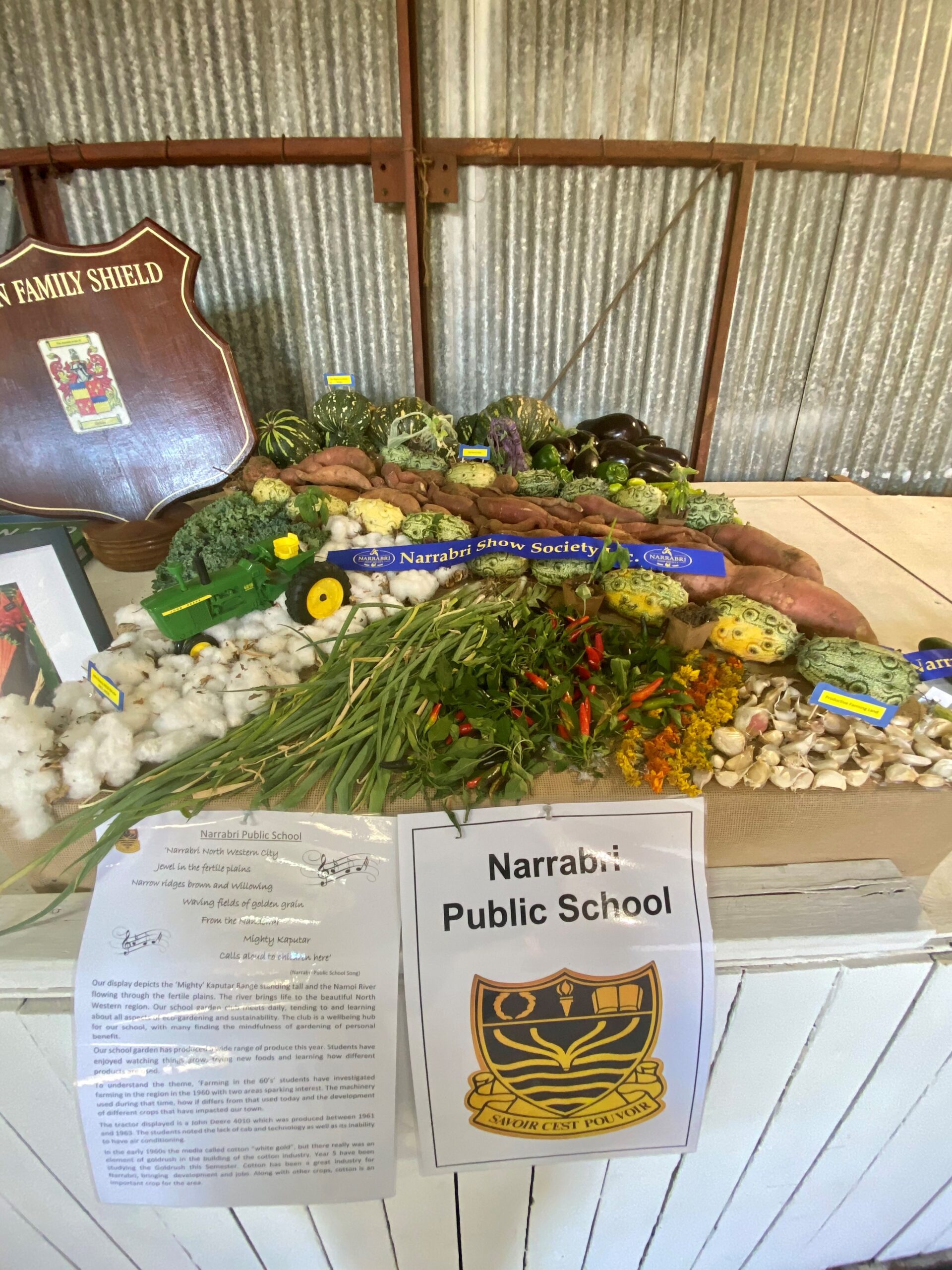 Narrabri Public School won the Orman Family School Challenge and best exhibit of the show. The theme for 2021 was ‘Farming in the 60s’ and because the school won, it gets to choose next year’s theme.