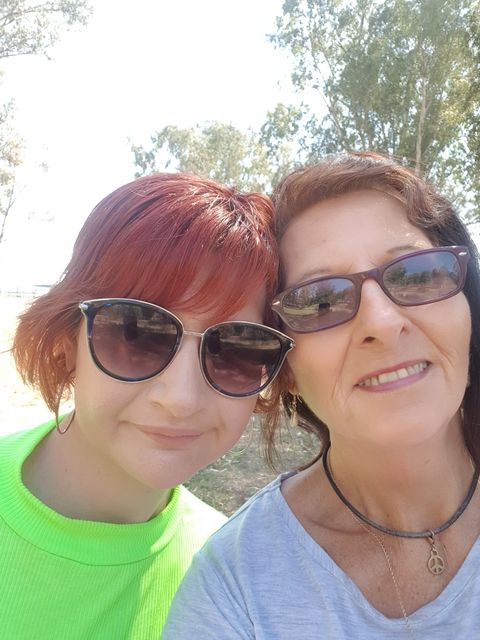 Emmie Dean and her mum Di Barton.