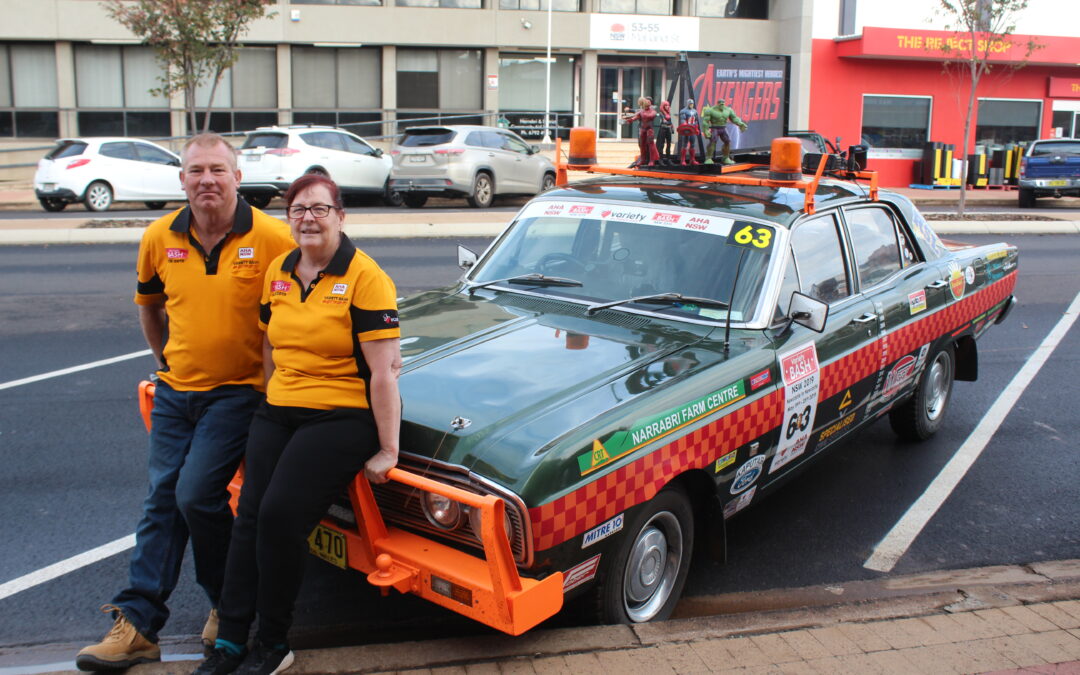 On the road again – couple rally for the kids