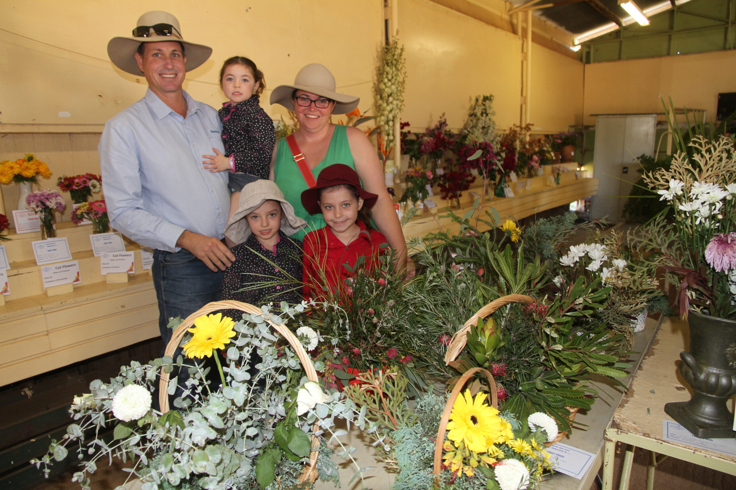 The last flower show has been held in the historic George Foxe Horticultural pavilion. Among the visitors admiring the displays on Saturday were the Snars family, Andrew, Madeleene, Christy, and front, Abi and Sophie.