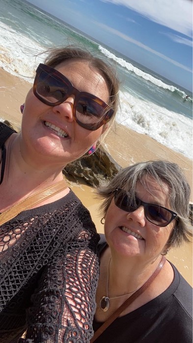 Jessica Voysey and her mum Lizzie Woodin.