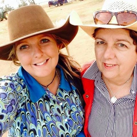 Melanie and her mum Beth Drysdale.