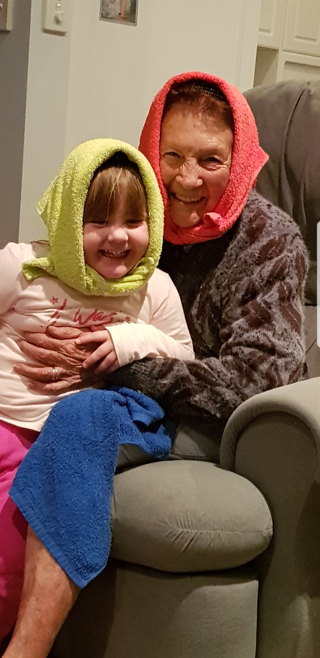 Marjorie Shepherd with her grandaughter Sophie Kebby-Donovan.