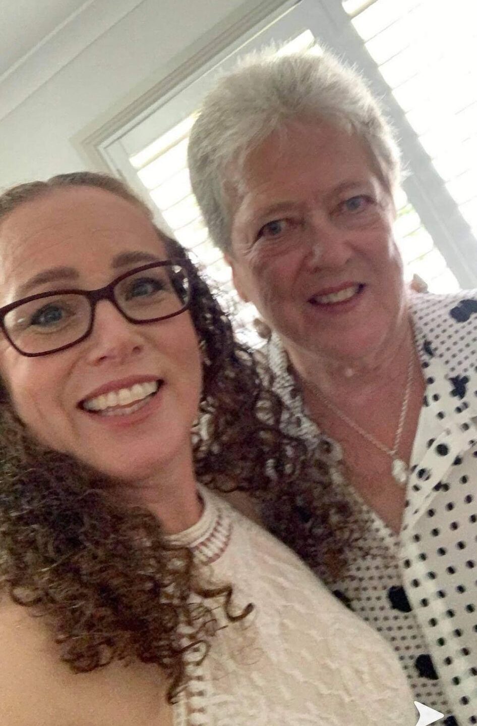 Nicole Packer and her mum Joy Smith.