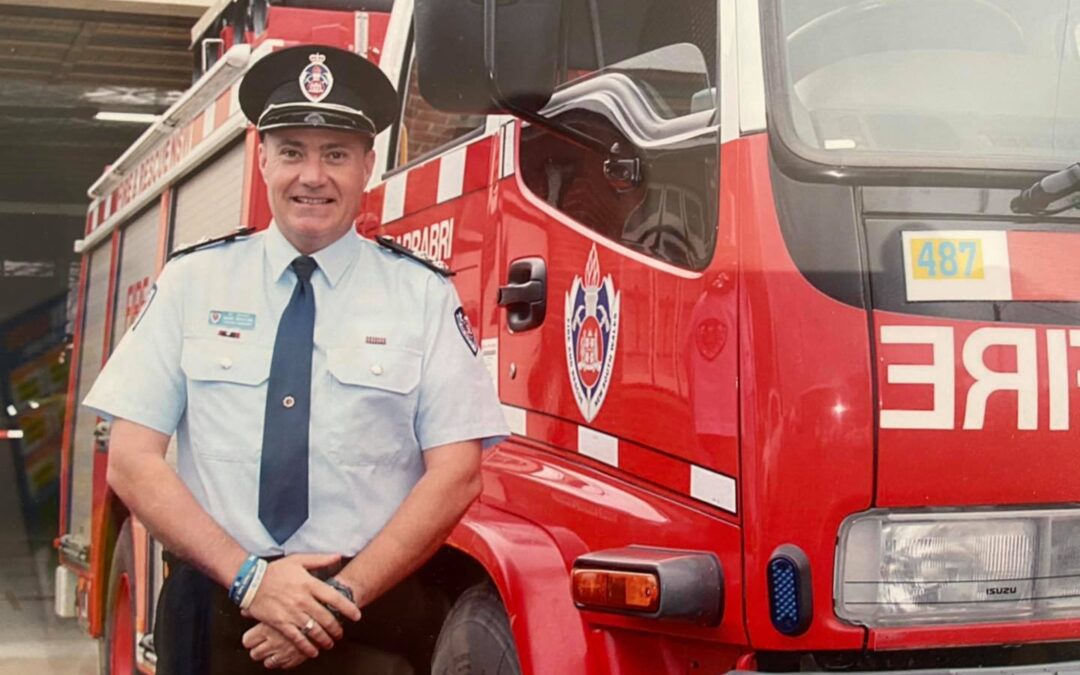 Captain Shane Bradford celebrates 30 years with Fire and Rescue NSW