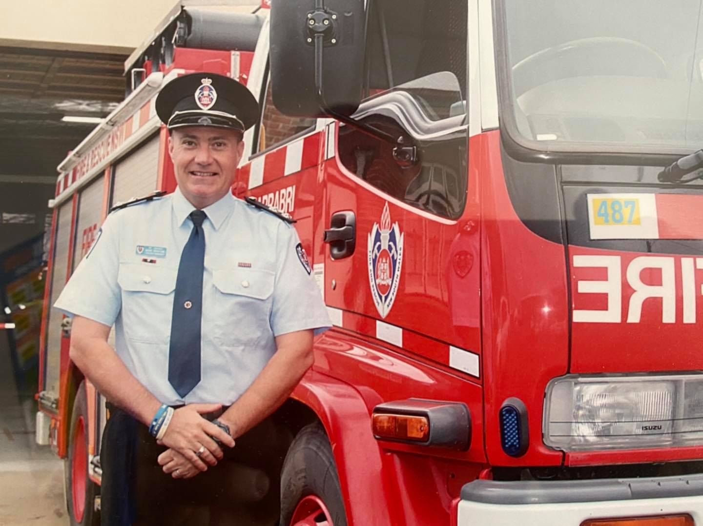 Captain Shane Bradford celebrates 30 years with Fire and Rescue NSW
