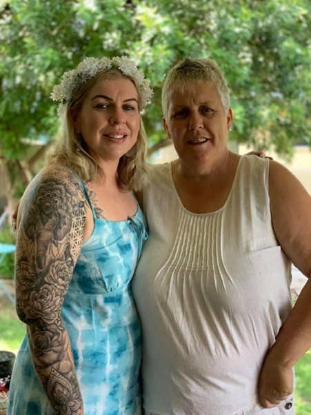 Tegan Caldecutt and Cheryl Rooney.