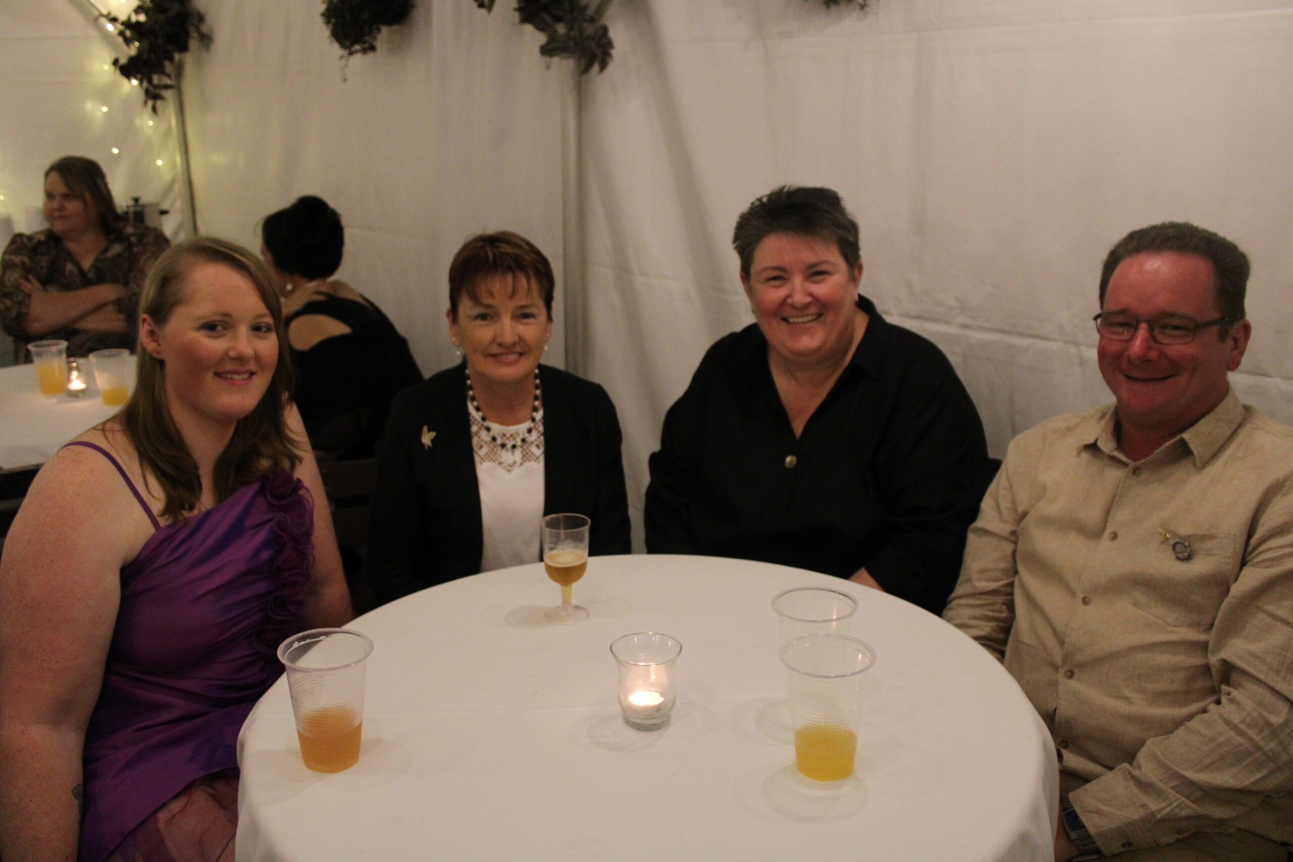 Sarah Little, Trish Lawty, Janet Pope and Ronald Hardy.