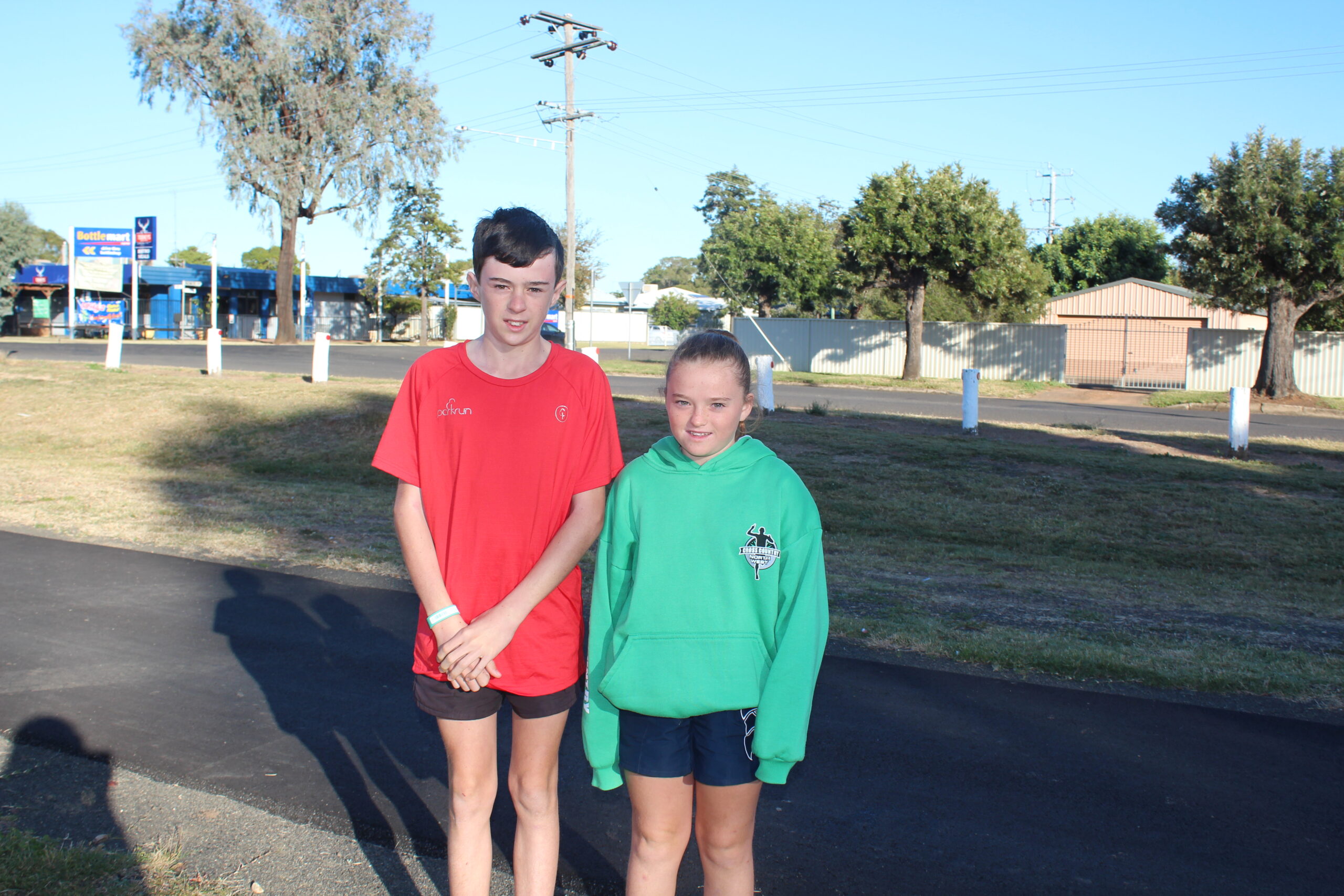 Jack and Lily McCahon.