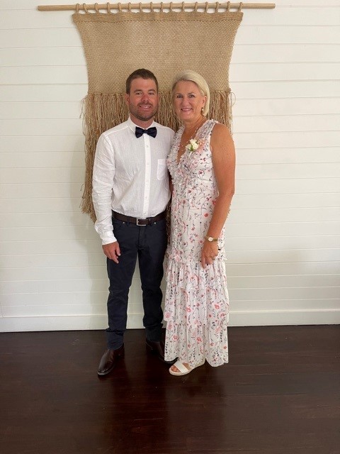 Henry with his mother Julie Anderson.