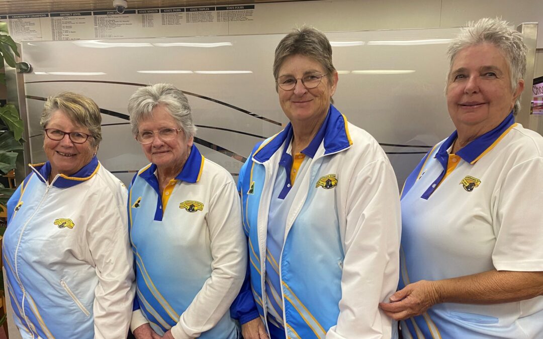 Narrabri ladies win the 2021 District Senior Fours final on home green
