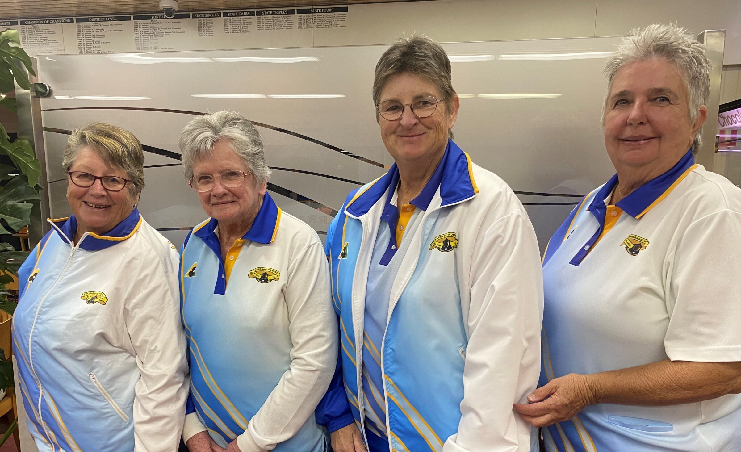 Narrabri ladies win the 2021 District Senior Fours final on home green