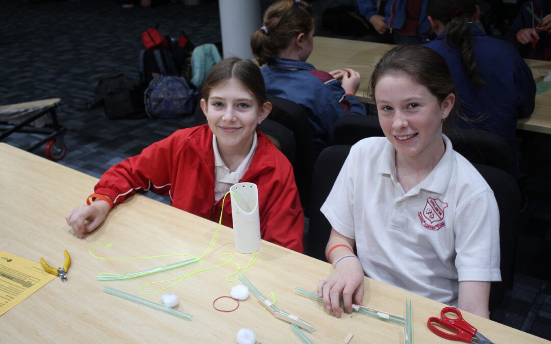 Young scientific minds hard at work this week