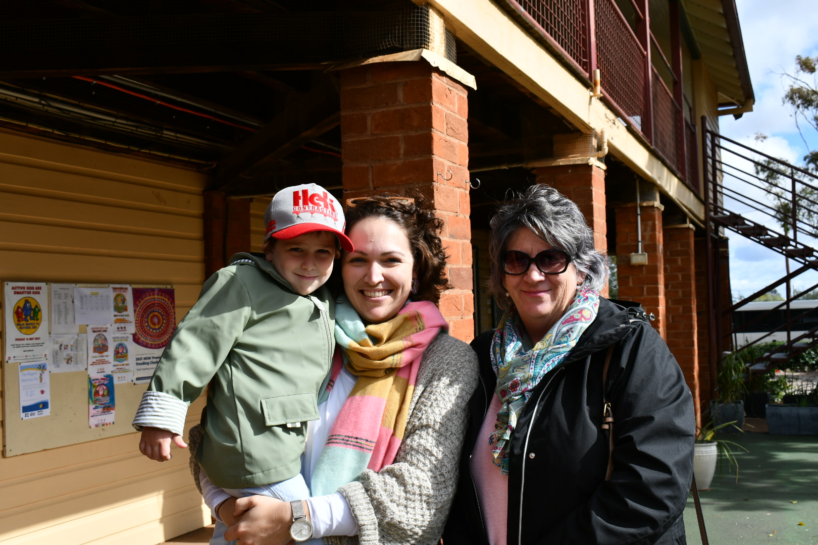 Lawson, Gemma and Kathy Eather.