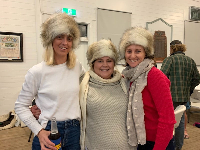 Alice Harris, Ash Simshauser and Megan Brummell.