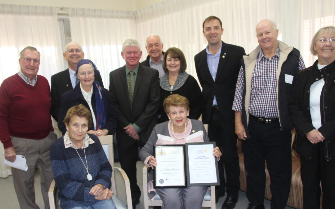 Appreciation certificates recognise late Bill Heath’s many contributions