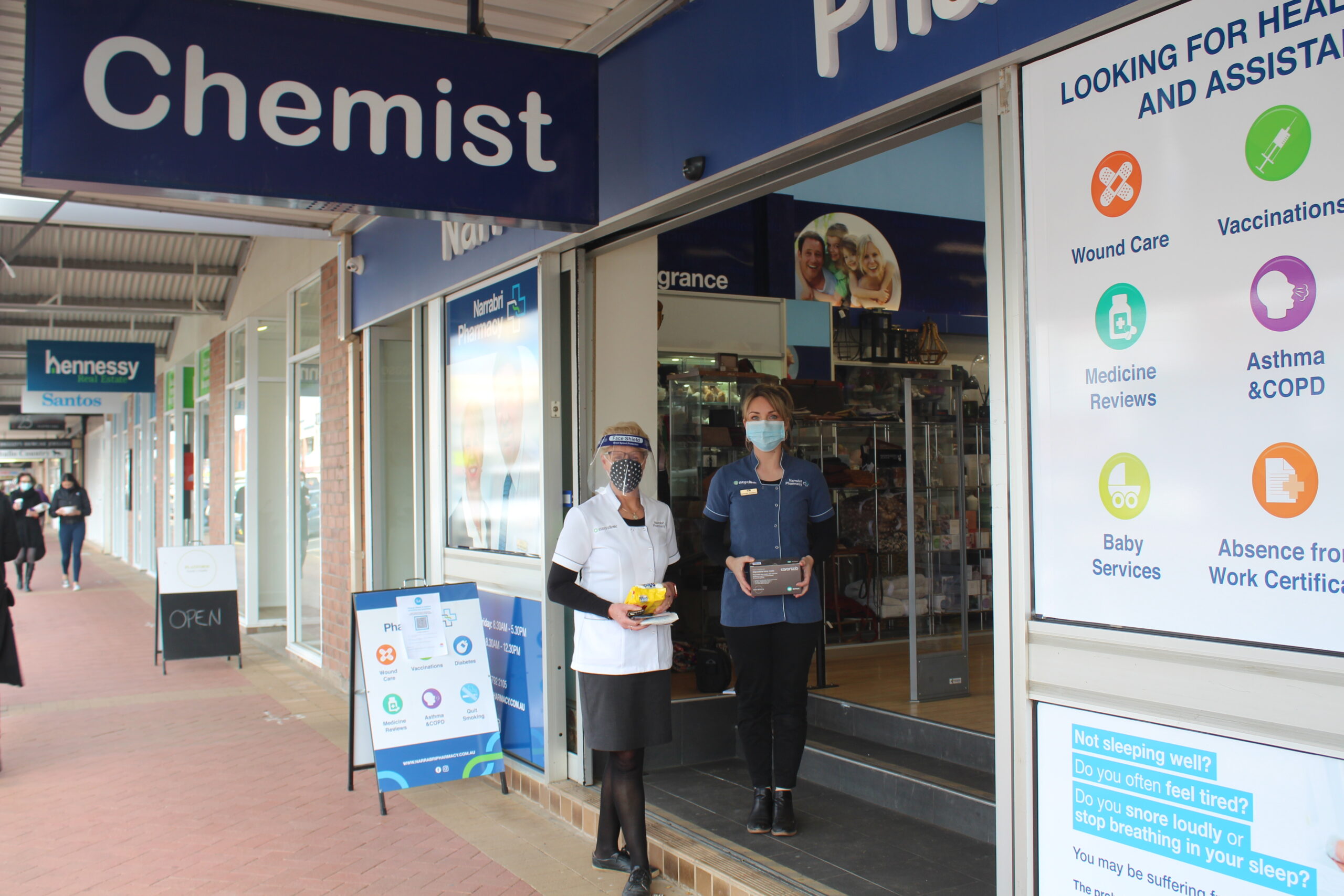 Pharmacy rolls up sleeves to tackle COVID