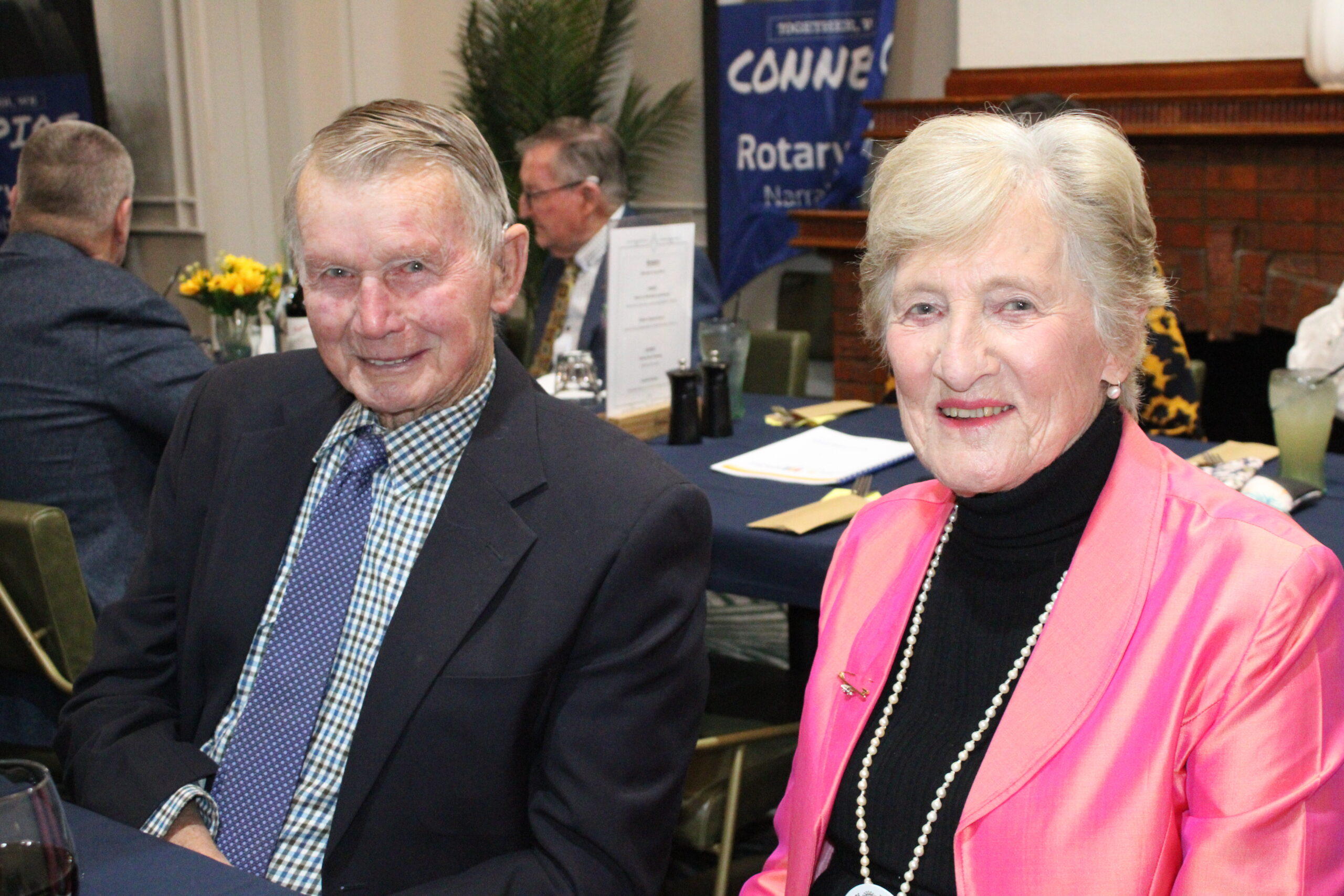 John Melbourne and Joan Burrell-Melbourne.
