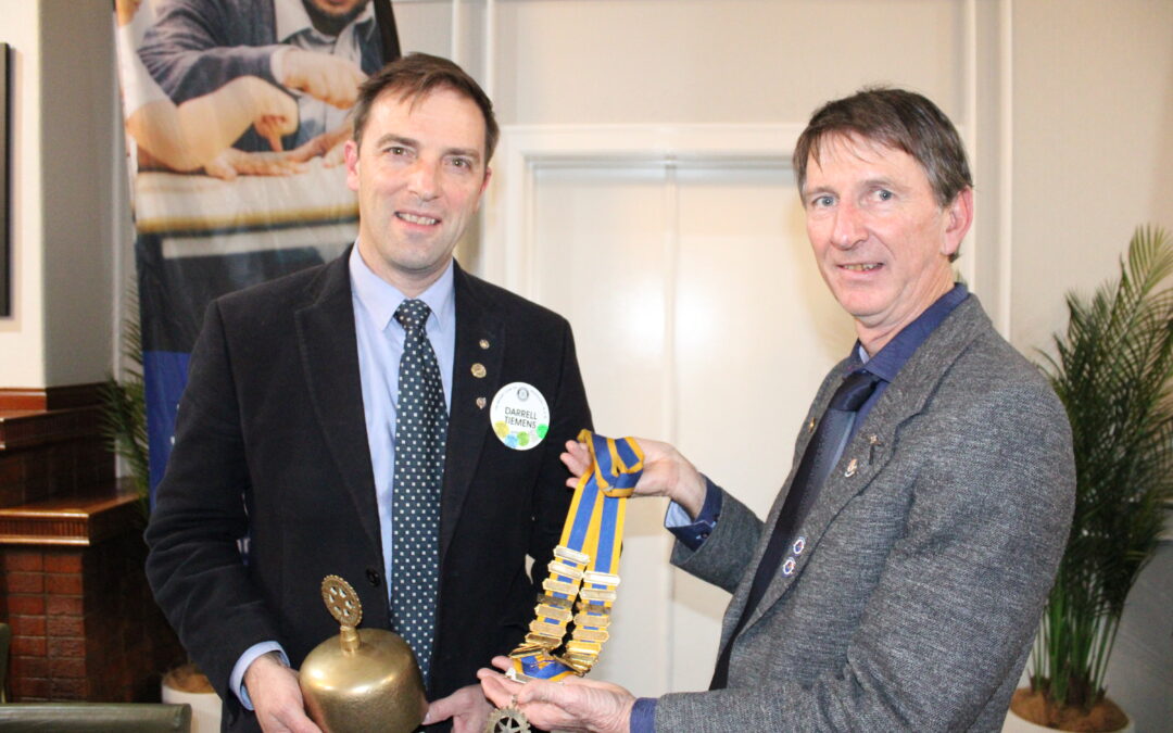Club celebrates year of fundraising success at changeover dinner