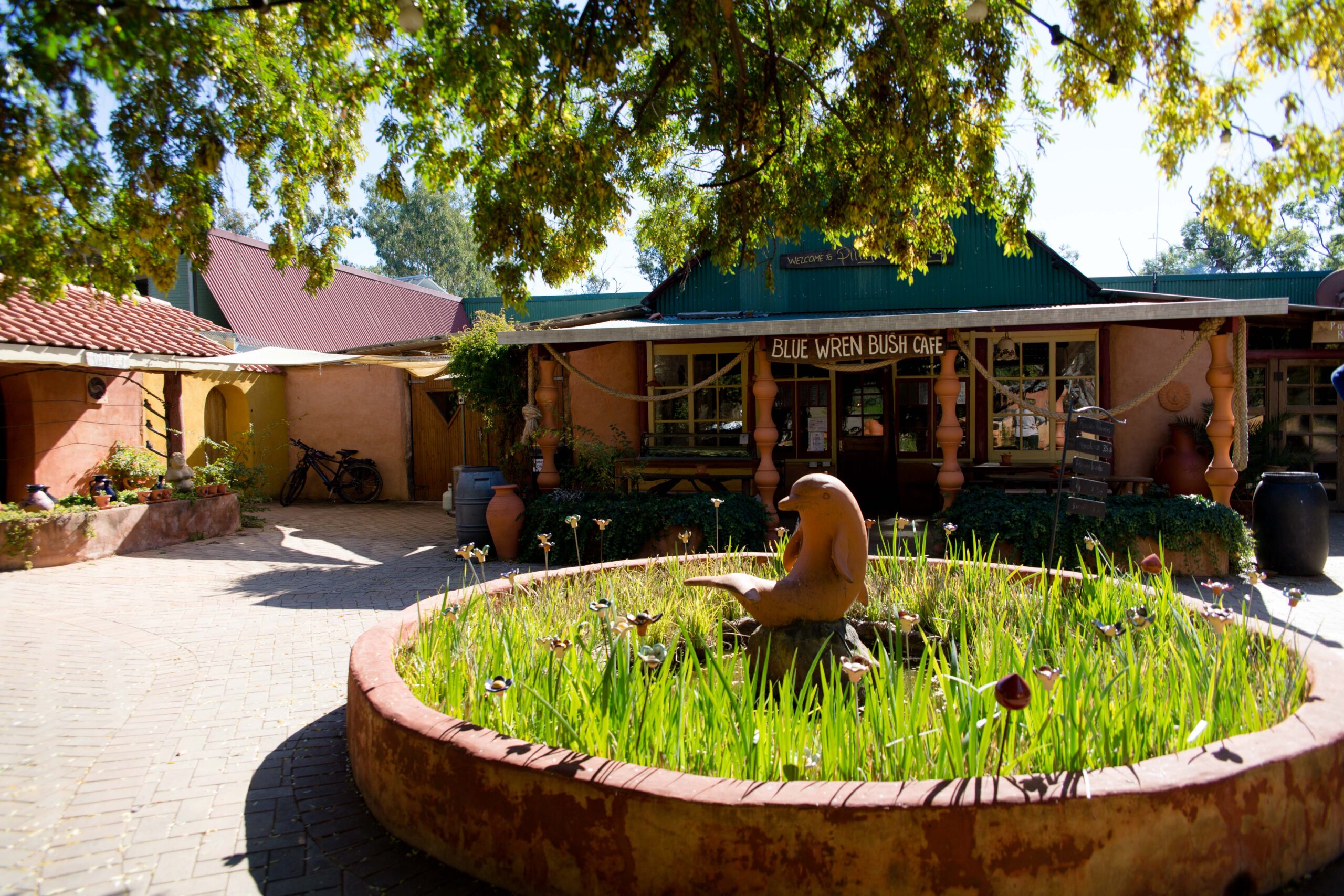 Meals for the weekend were provided by The Blue Wren Bush Café at Pilliga Pottery. Photo: Marsella Morris
