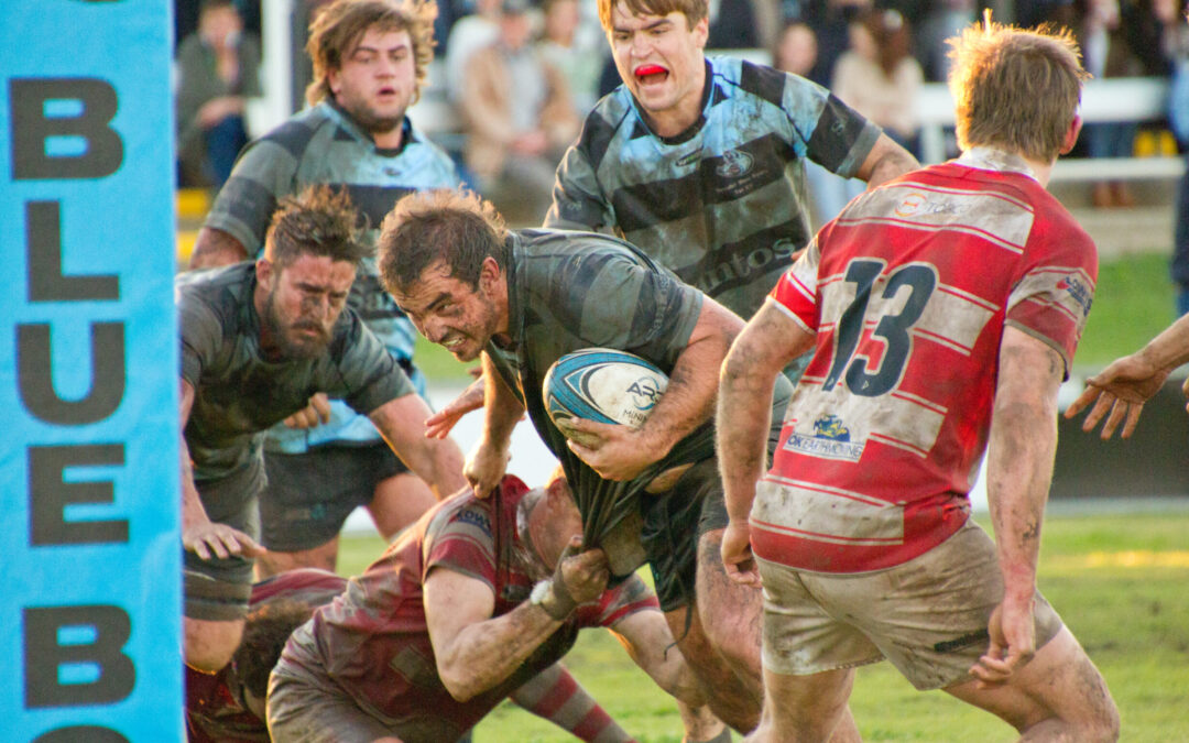 Narrabri Blue Boars mark return to Dangar Park with a muddy win against Walcha