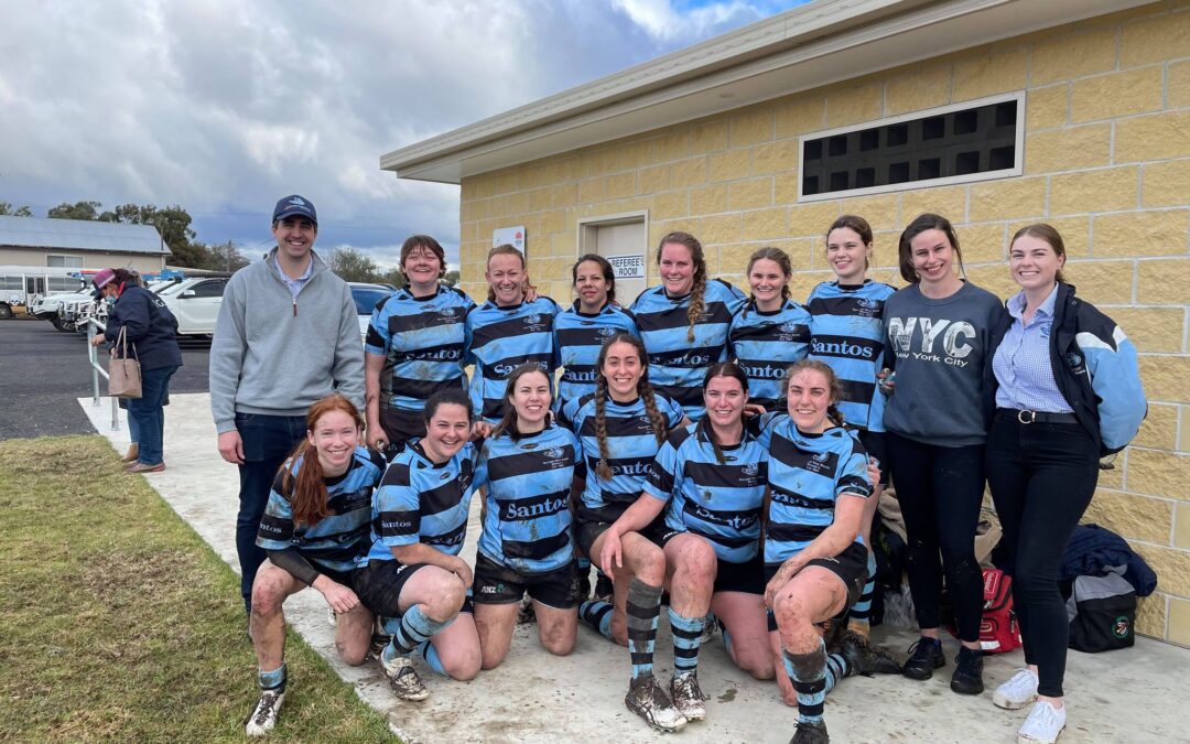Narrabri’s women’s sevens team scores a round 15 win