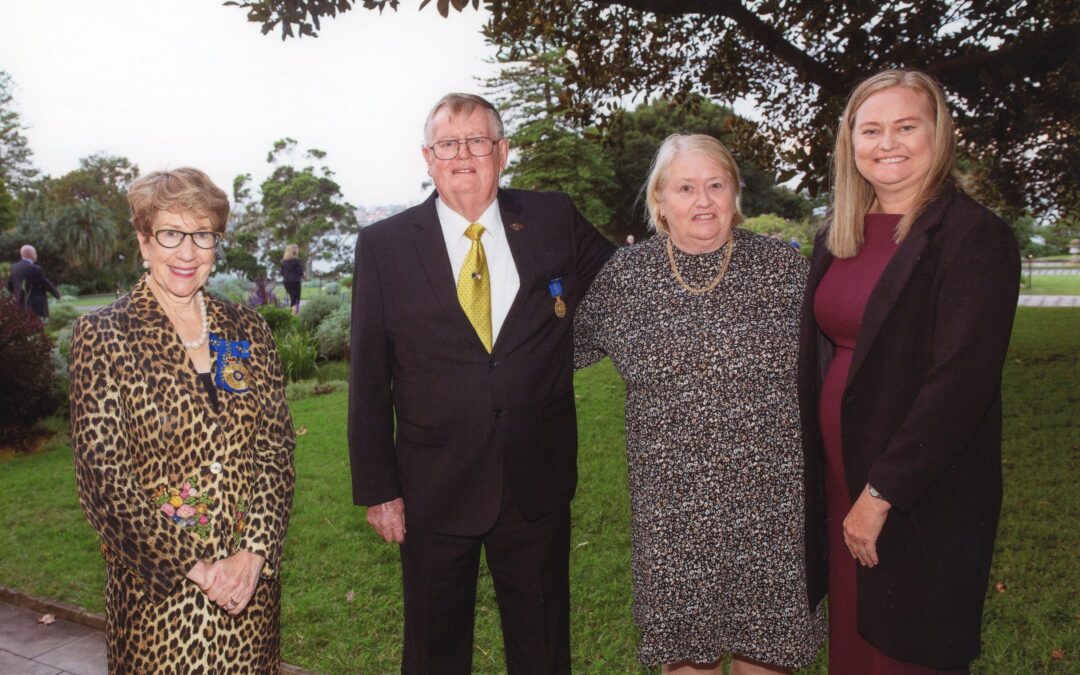 Gary Mason presented with the Medal of the Order of Australia