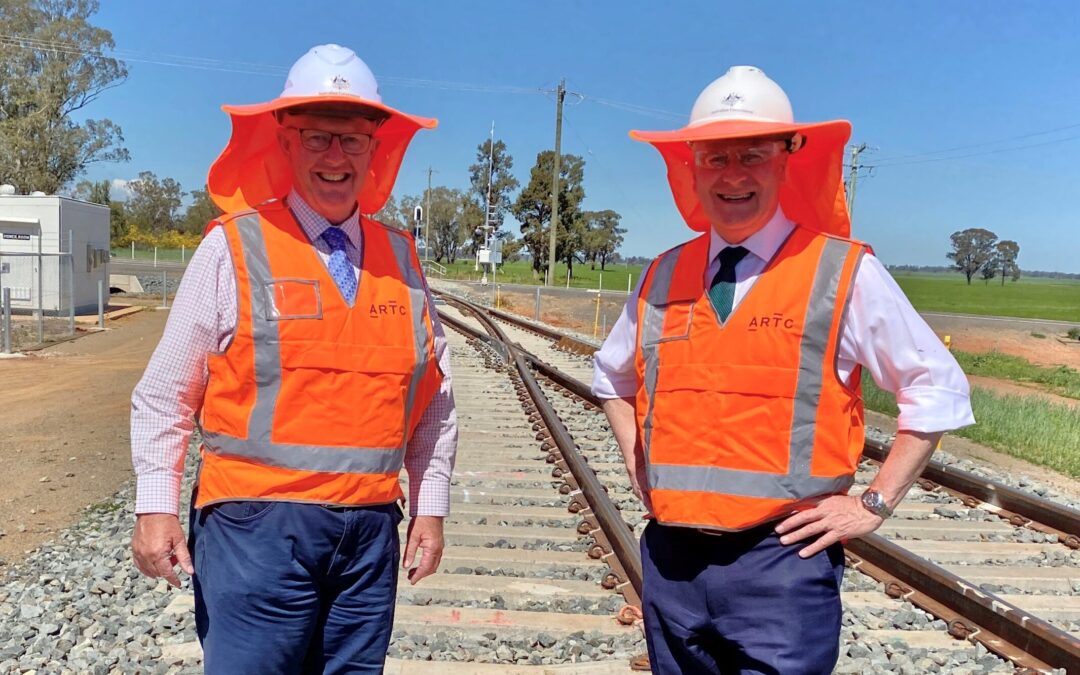 Mark Coulton updates parliament on Inland Rail’s progress