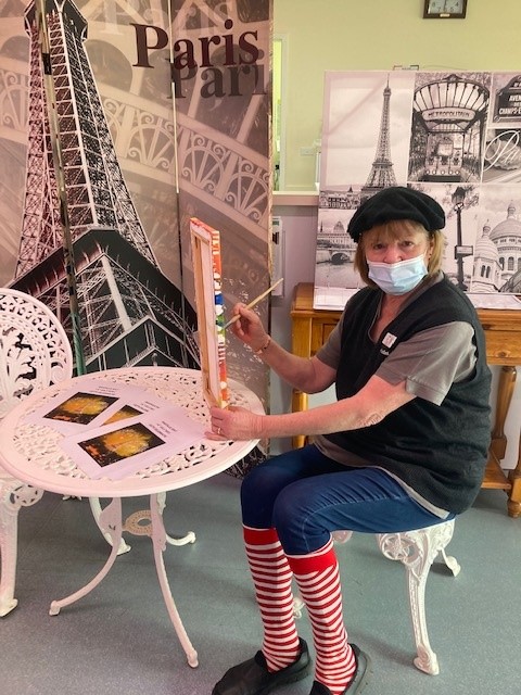 Lyn Tomlinson (Whiddon) channelling Claude Monet.