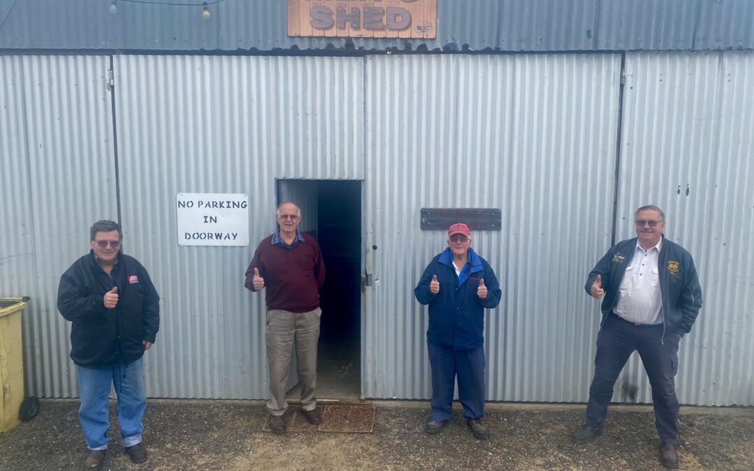 Plenty to talk about at the Men’s Shed