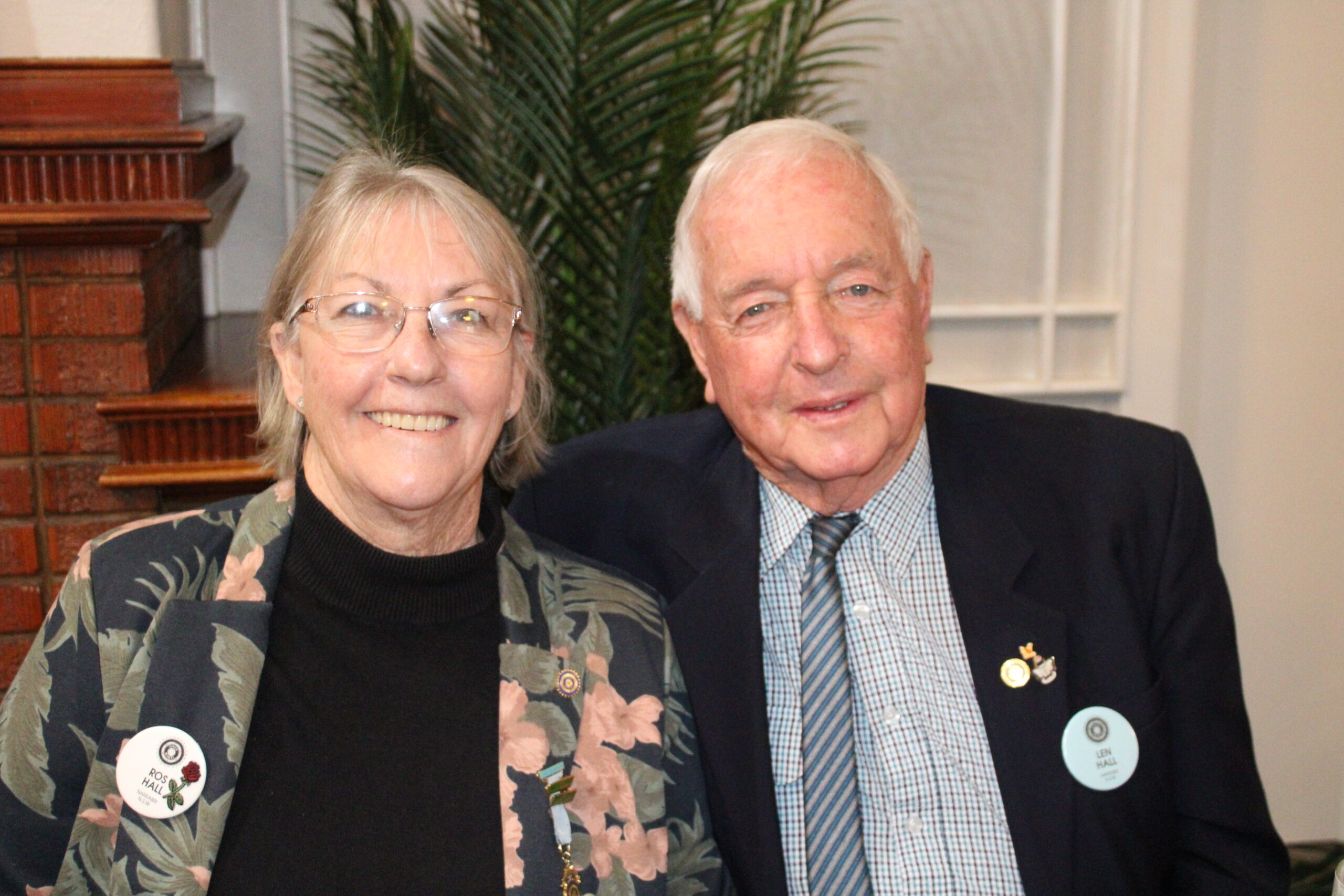 Ros and Len Hall.