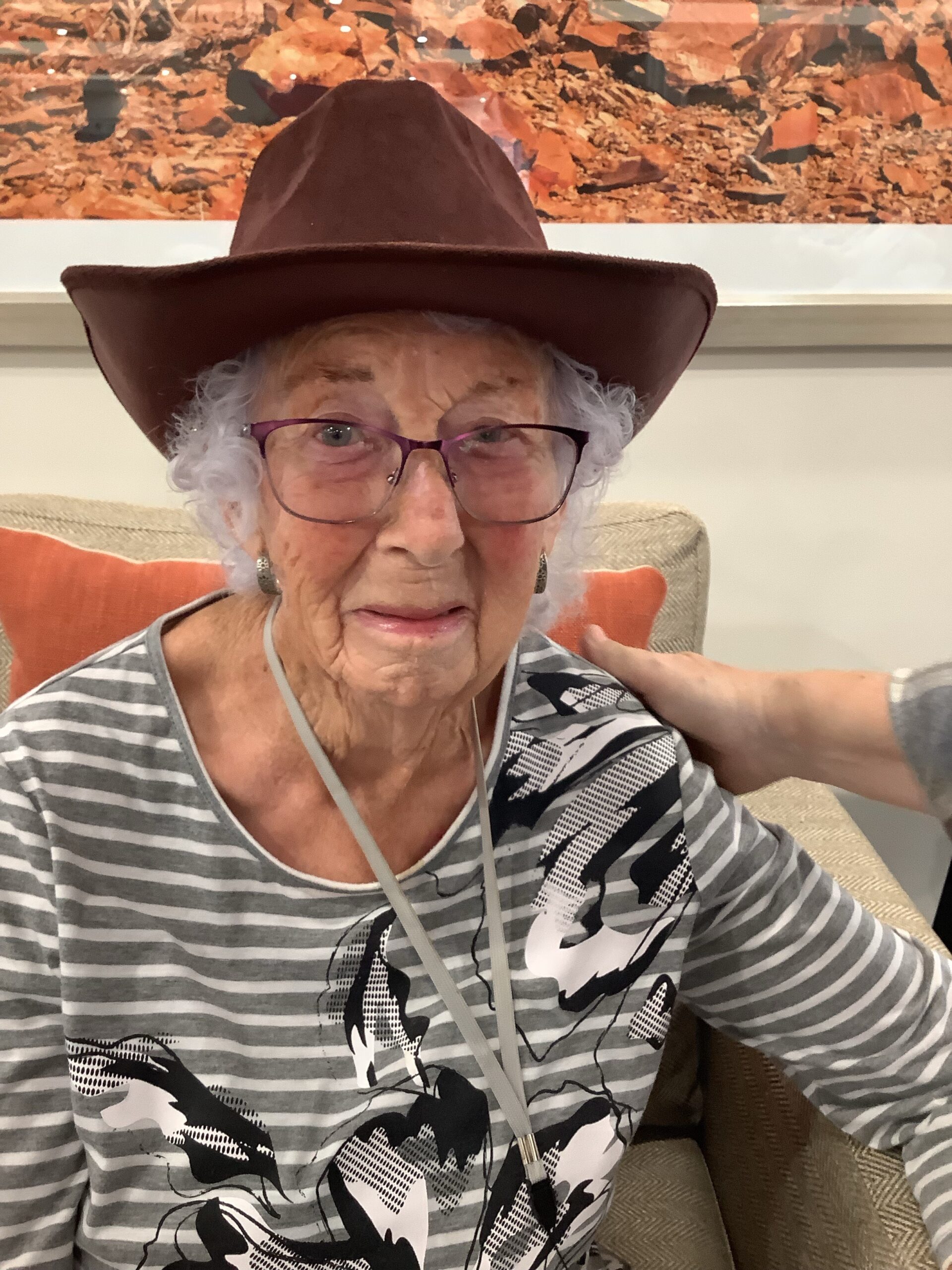 Beres Urch at her new home at Dimboomba Aged Care.