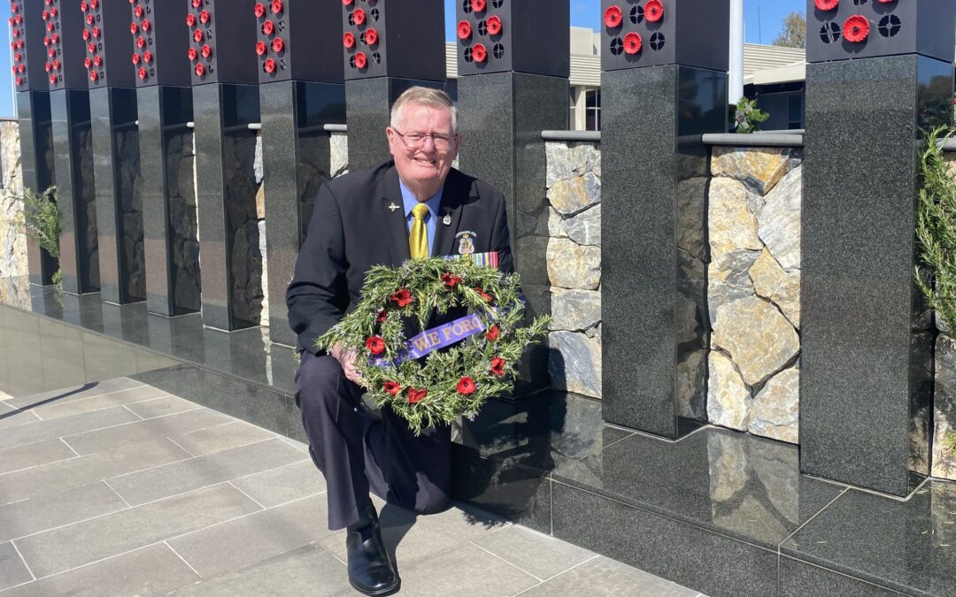 Our veterans remembered at COVID-safe wreath-laying