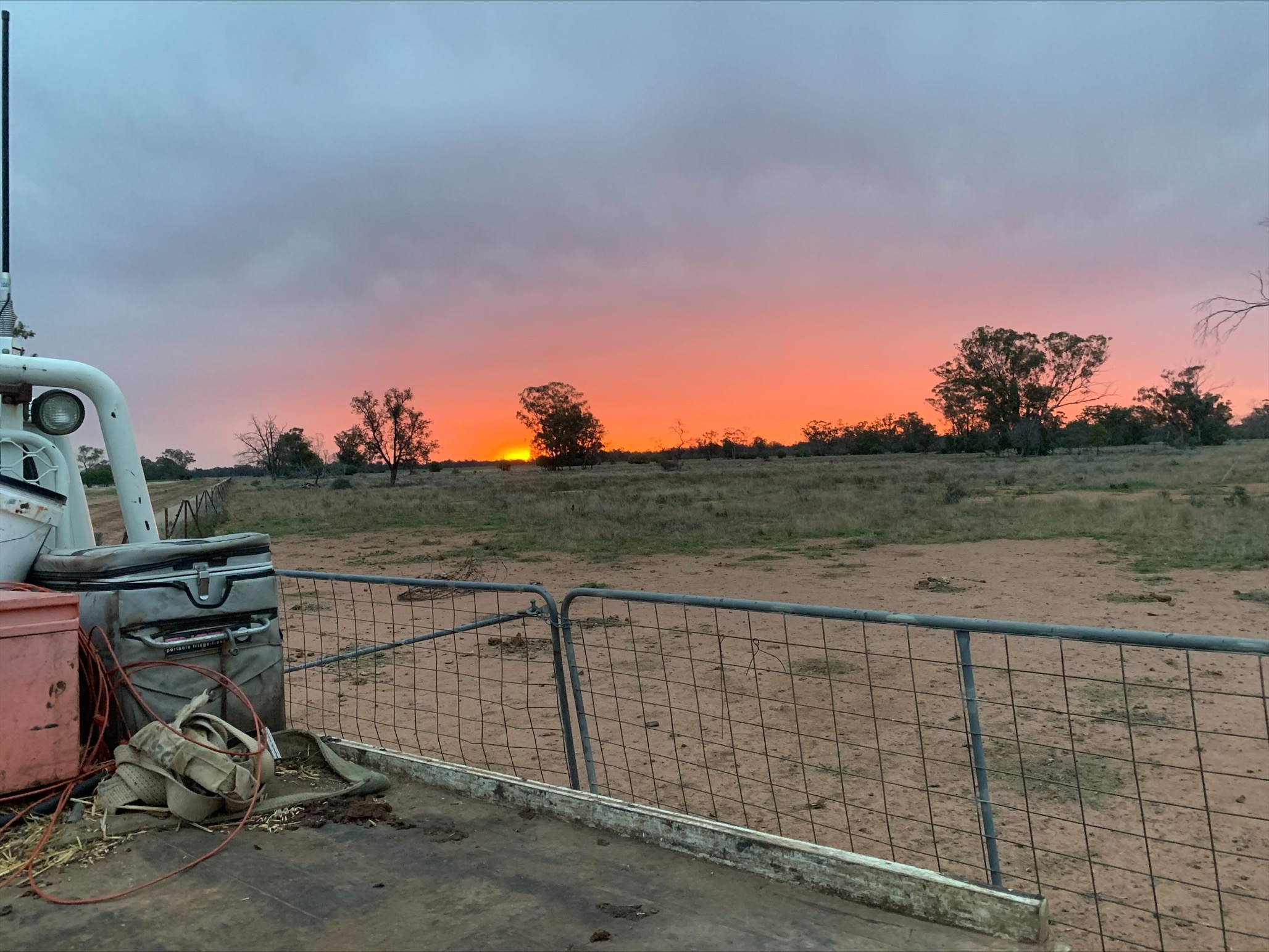 Wee Waa High School student Axel Currey’s photo essay of sunsets on farm.