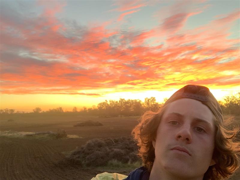 Axel Currey submitted a brilliant photo essay of sunsets on farm.