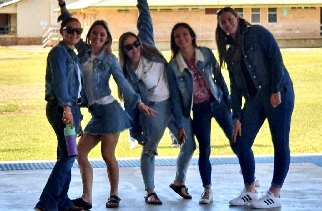 Wee Waa High students mark Jeans for Genes Day