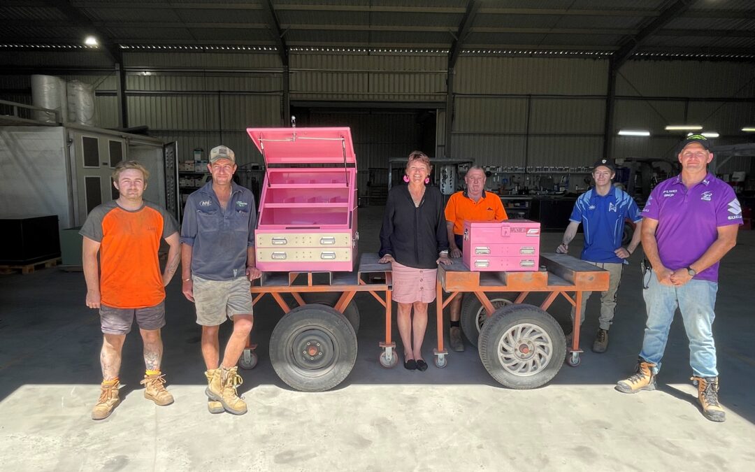 Faber’s pinks up for charity
