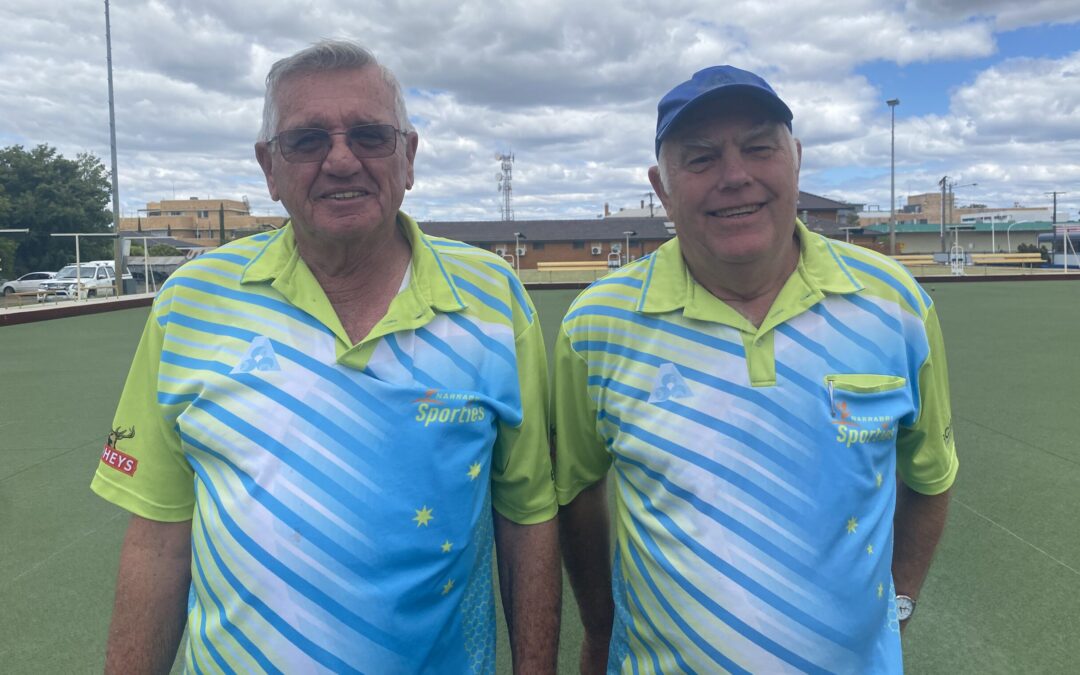 Graham Rose and Tony Redman win Narrabri Sporties’ 2021 Senior Pairs title