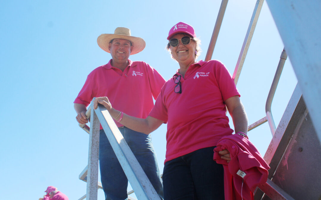 Local saleyards turn pink to raise funds and awareness for breast cancer