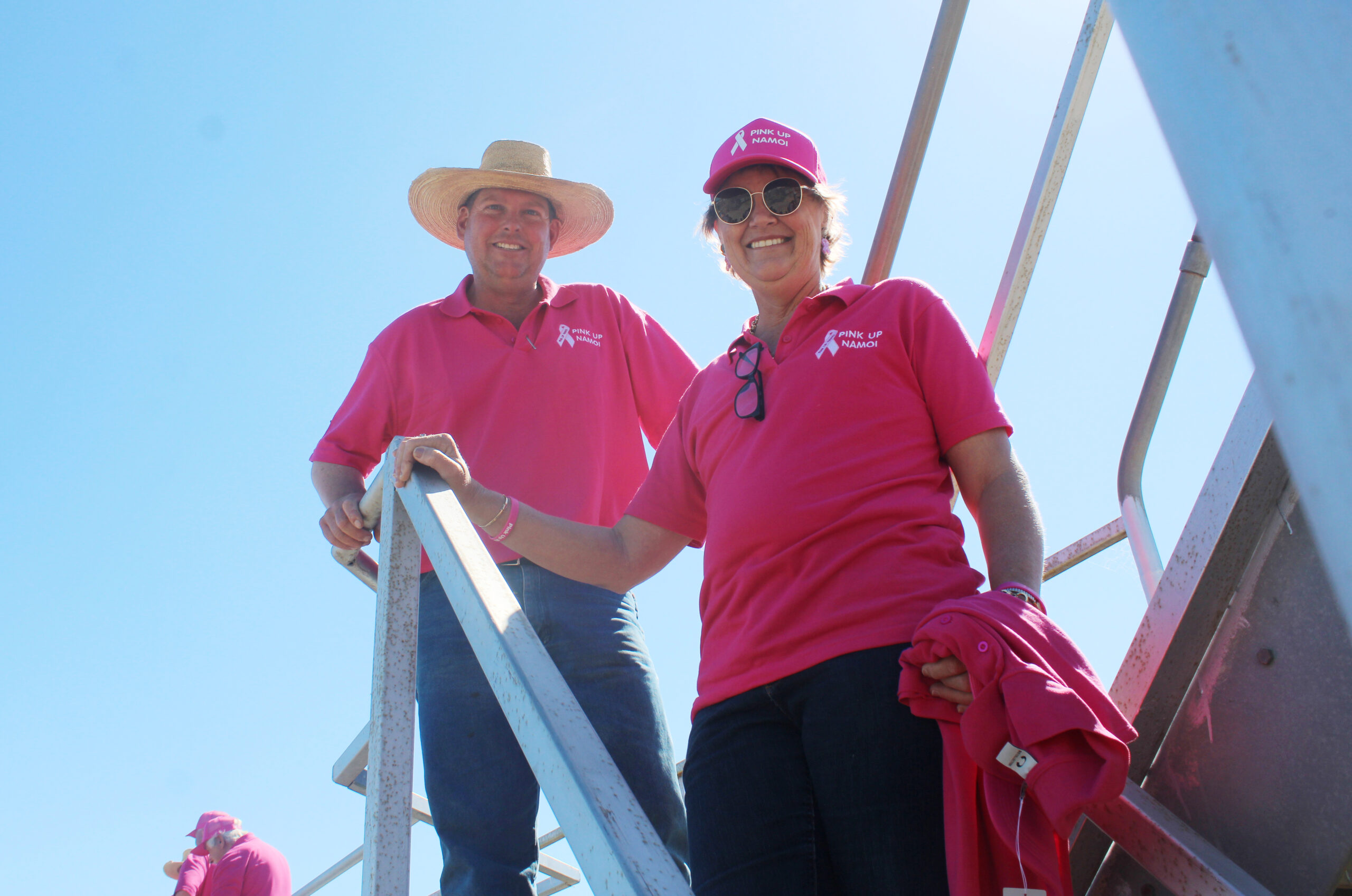 Local saleyards turn pink to raise funds and awareness for breast cancer
