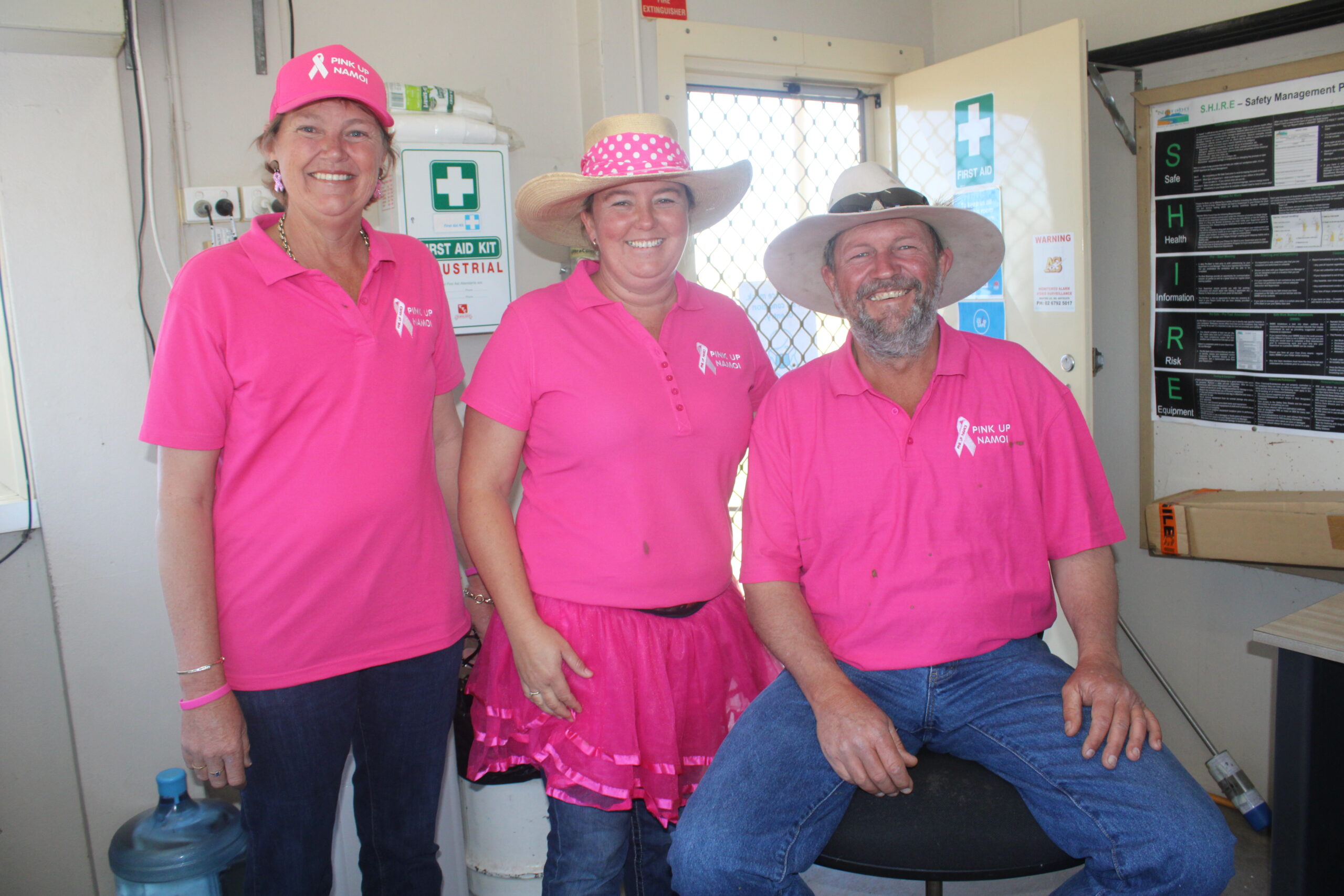 Karen Kirkby, Jaime Dafter and Shane Wheeler. Karen Kirkby, Jaime Dafter and Shane Wheeler.