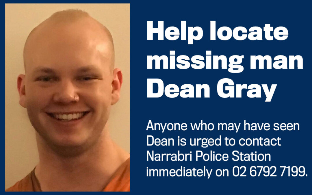 Police issue appeal to help locate missing man Dean Gray