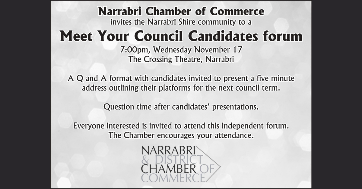 Chamber of Commerce to host council candidate community forum