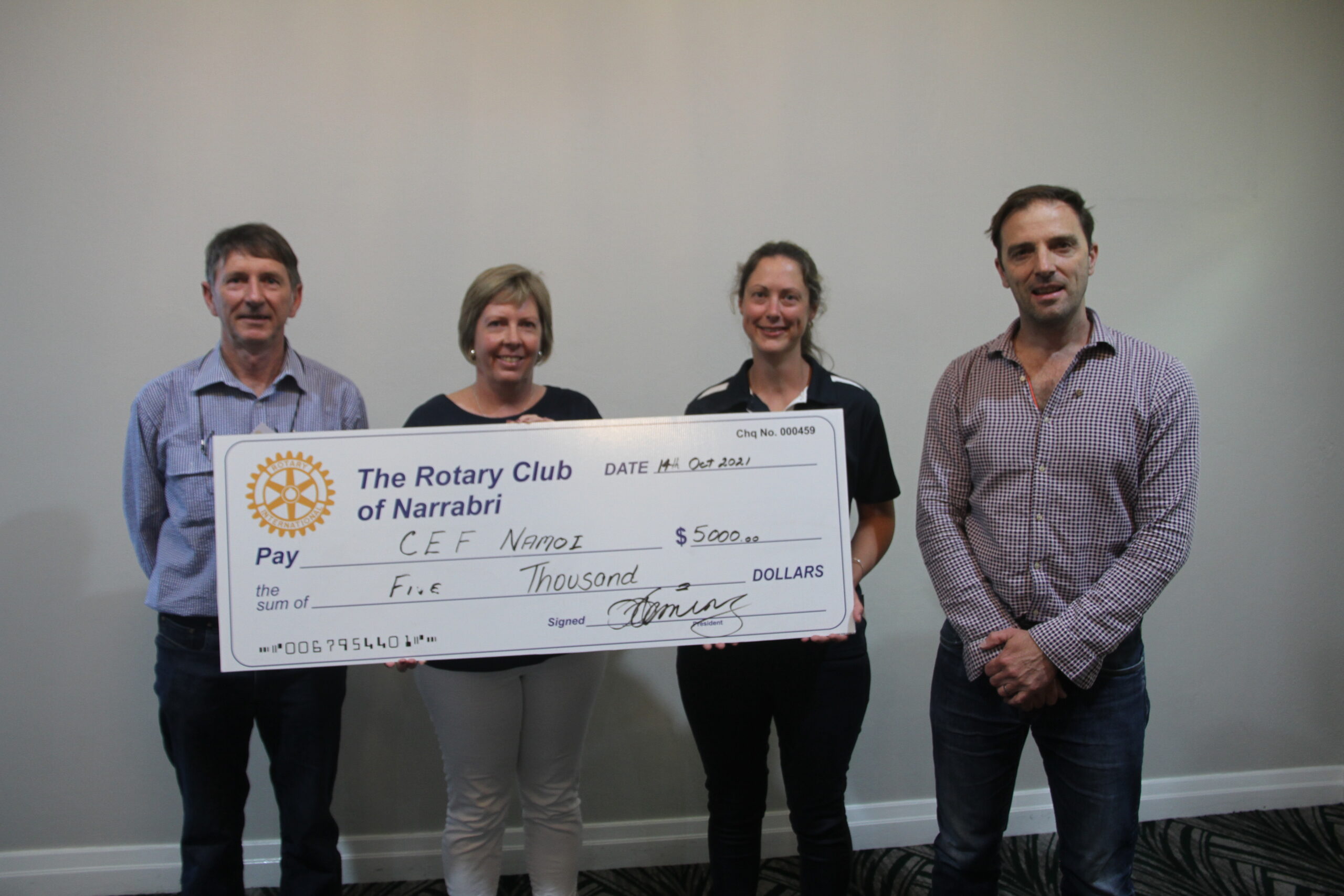 Country Education Foundation thanks Rotary for generosity