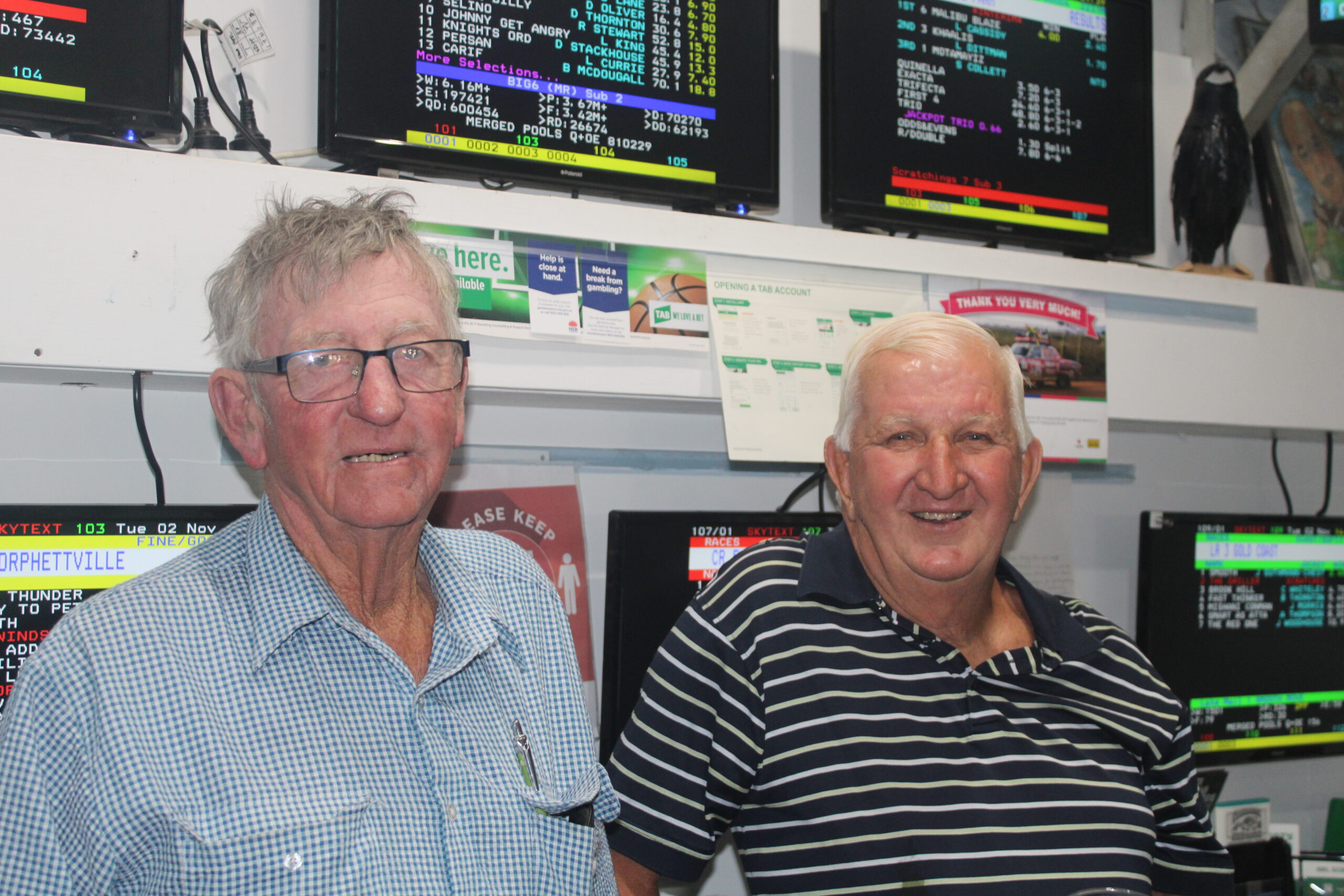 Phillip Simshauser and Bob Foster.