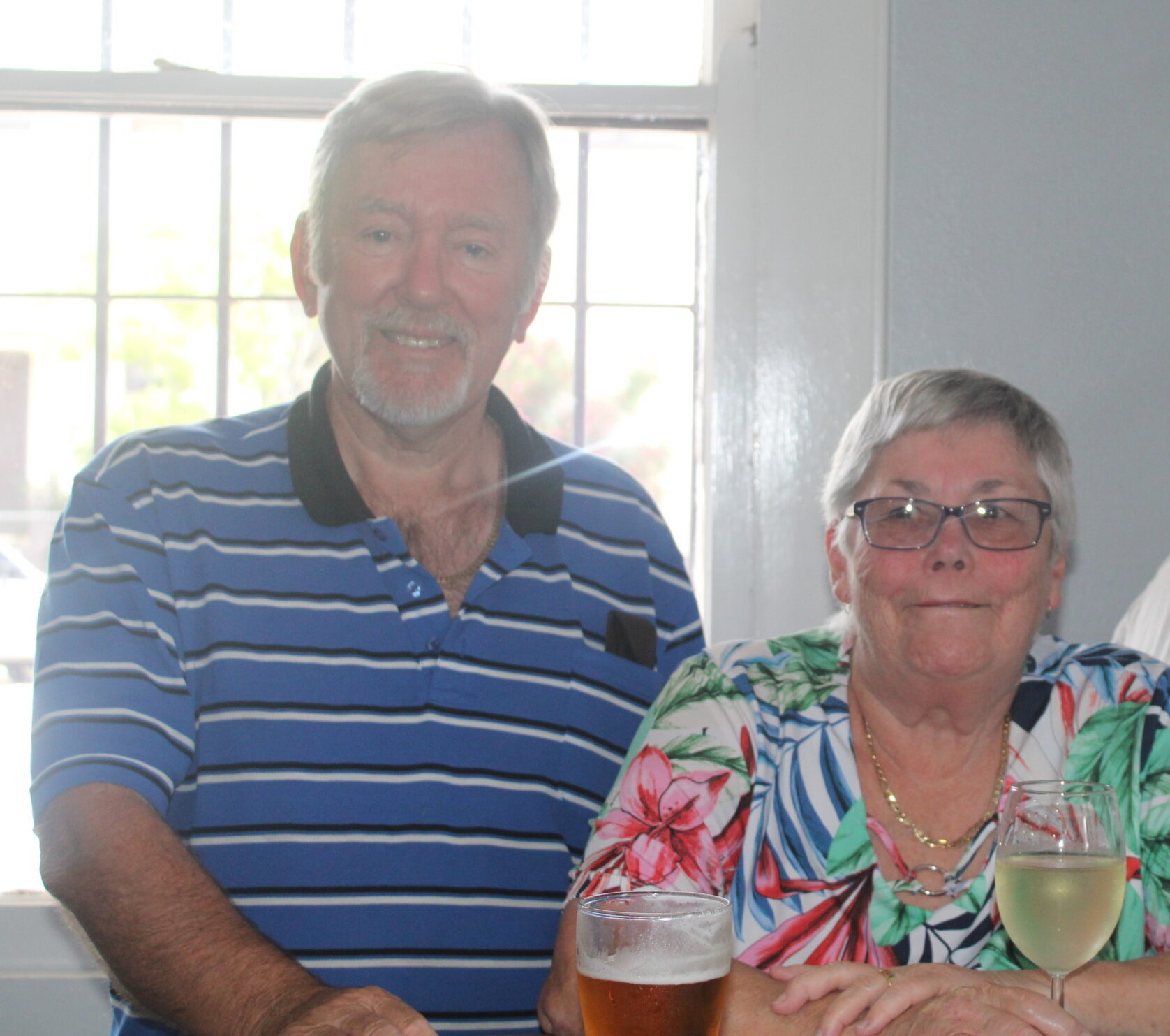 Roy and Eileen Davies at the Tourist Hotel.