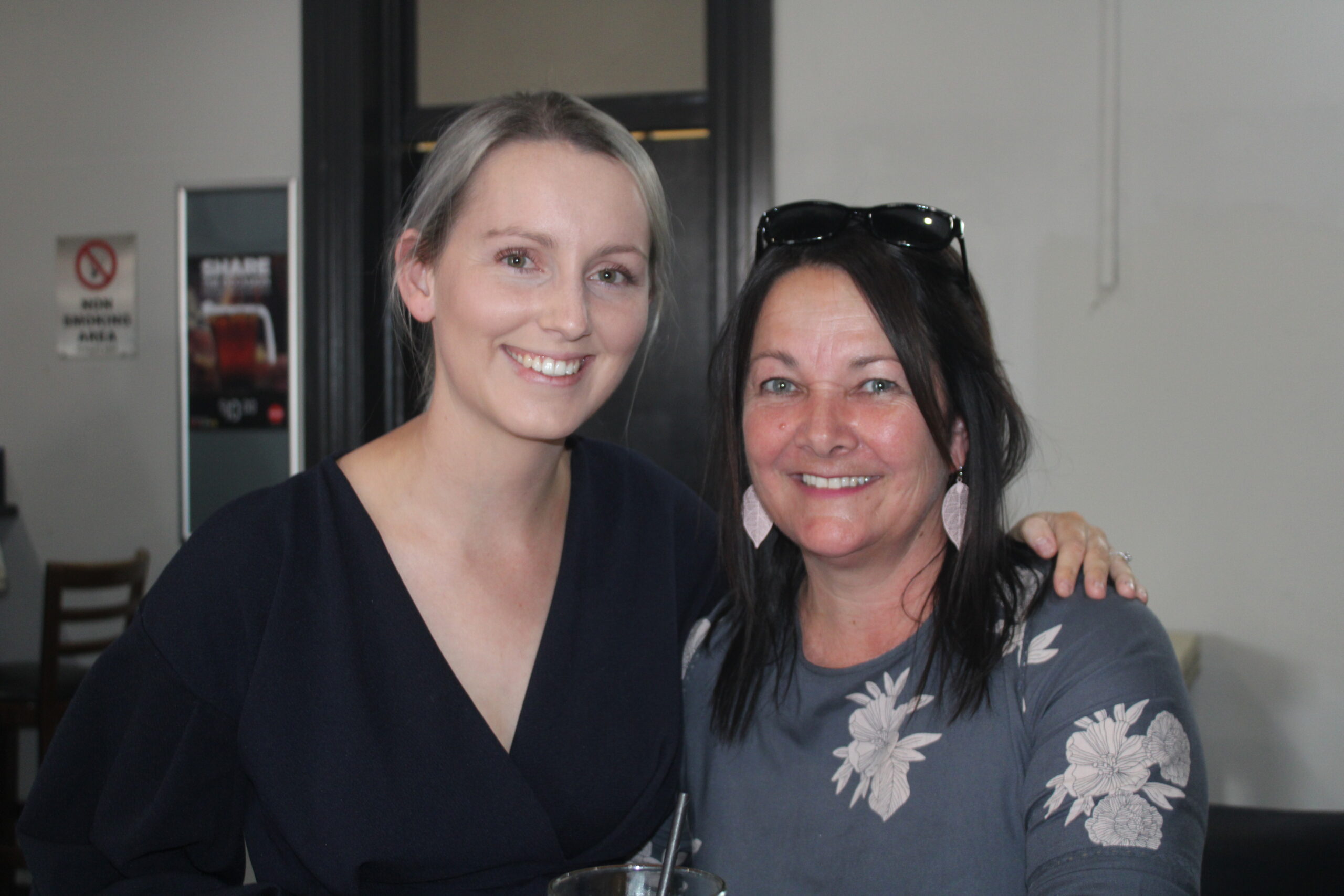 Gwendil Stanford and Ange Smith at Tatt’s Hotel.